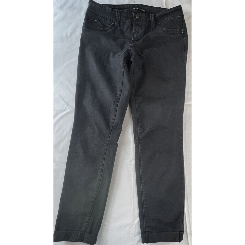 YMI Wanna Betta Butt Juniors Black 5 Pocket Design Stretch Denim Jeans Size 11